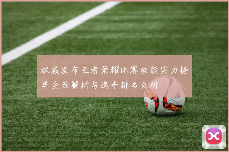 权威发布王者荣耀比赛经验实力榜单全面解析与选手排名分析